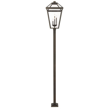 Z-Lite 128.25" High Talbot 4 Light Outdoor Post Mounted Fixture image 3