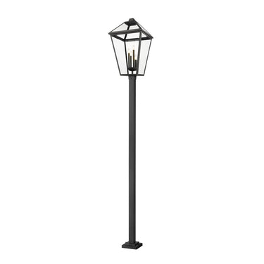 Z-Lite 128.25" High Talbot 4 Light Outdoor Post Mounted Fixture image 4