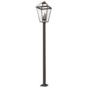 Z-Lite 128.25" High Talbot 4 Light Outdoor Post Mounted Fixture image 5