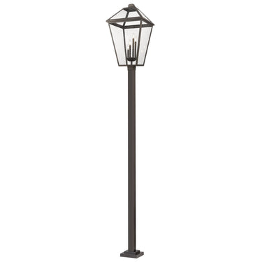 Z-Lite 128.25" High Talbot 4 Light Outdoor Post Mounted Fixture image 5