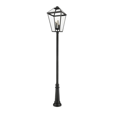 Z-Lite 128.75" High Talbot 4 Light Outdoor Post Mounted Fixture image 1