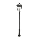 Z-Lite 128.75" High Talbot 4 Light Outdoor Post Mounted Fixture image 2