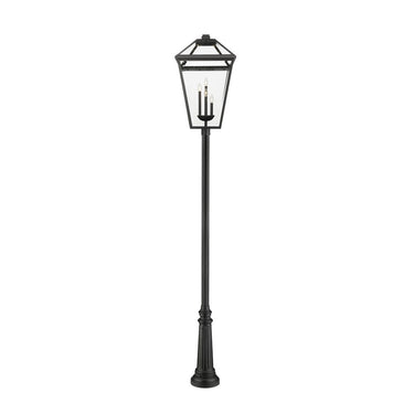 Z-Lite 128.75" High Talbot 4 Light Outdoor Post Mounted Fixture image 2