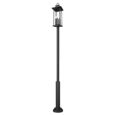 Z-Lite 129.5" High Tiberius 6 Light Outdoor Post Mounted Fixture image 2