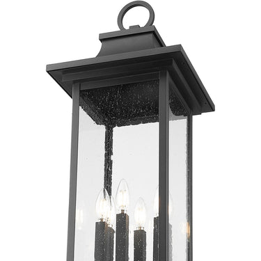 Z-Lite 129.5" High Tiberius 6 Light Outdoor Post Mounted Fixture image 3