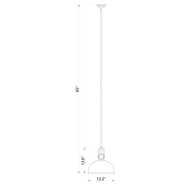 Z-Lite 13.25" Melange 1 Light Pendant image 16