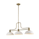 Z-Lite 13.25" Melange 21" High 3 Light Billiard Light image 1