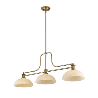Z-Lite 13.25" Melange 21" High 3 Light Billiard Light image 10