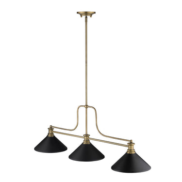 Z-Lite 13.25" Melange 21" High 3 Light Billiard Light image 12