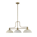 Z-Lite 13.25" Melange 21" High 3 Light Billiard Light image 13