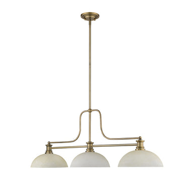 Z-Lite 13.25" Melange 21" High 3 Light Billiard Light image 13