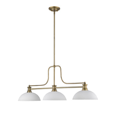 Z-Lite 13.25" Melange 21" High 3 Light Billiard Light image 14
