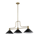 Z-Lite 13.25" Melange 21" High 3 Light Billiard Light image 15