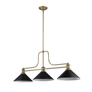 Z-Lite 13.25" Melange 21" High 3 Light Billiard Light image 15