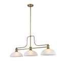 Z-Lite 13.25" Melange 21" High 3 Light Billiard Light image 2