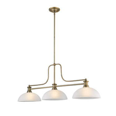 Z-Lite 13.25" Melange 21" High 3 Light Billiard Light image 2