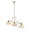Z-Lite 13.25" Melange 21" High 3 Light Billiard Light image 4