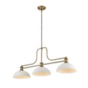 Z-Lite 13.25" Melange 21" High 3 Light Billiard Light image 5