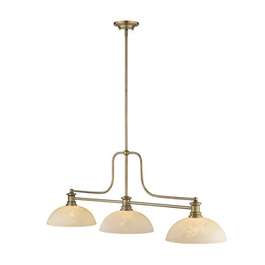 Z-Lite 13.25" Melange 21" High 3 Light Billiard Light image 7