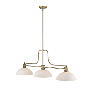 Z-Lite 13.25" Melange 21" High 3 Light Billiard Light image 8