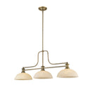 Z-Lite 13.25" Melange 21" High 3 Light Billiard Light image