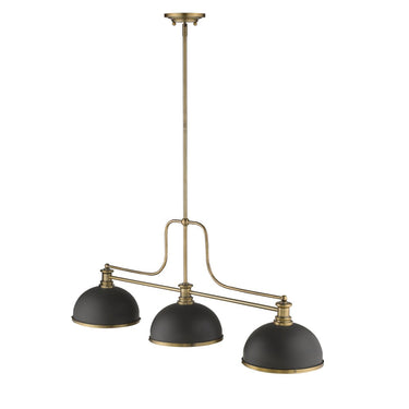 Z-Lite 13.25" Melange 3 Light Billiard Light image 2