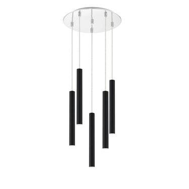 Z-Lite 13.5" Long Forest 5 Light Chandelier image 10