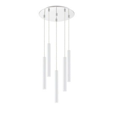 Z-Lite 13.5" Long Forest 5 Light Chandelier image 11