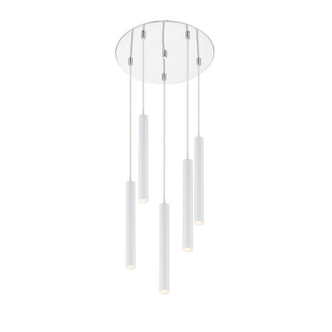 Z-Lite 13.5" Long Forest 5 Light Chandelier image 3