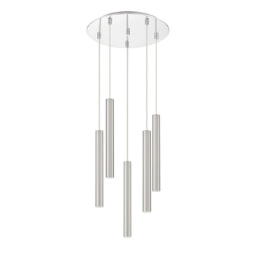 Z-Lite 13.5" Long Forest 5 Light Chandelier image 8
