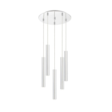 Z-Lite 13.5" Long Forest 5 Light Chandelier image 9