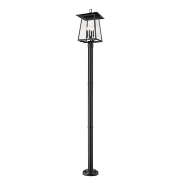 Z-Lite 13.5" Rainer 4 Light Outdoor Post Mounted Fixture image 1