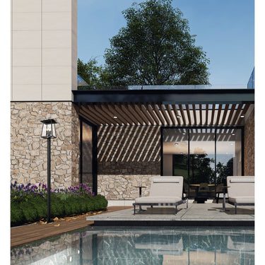 Z-Lite 13.5" Rainer 4 Light Outdoor Post Mounted Fixture image 5