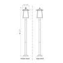 Z-Lite 13.5" Rainer 4 Light Outdoor Post Mounted Fixture image 7