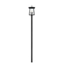 Z-Lite 13.5" Rainer Glass 4 Light Outdoor Post Mounted Fixture image 2