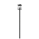 Z-Lite 13.5" Rainer Glass 4 Light Outdoor Post Mounted Fixture image 4