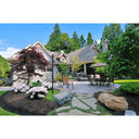 Z-Lite 13.5" Rainer Glass 4 Light Outdoor Post Mounted Fixture image 5