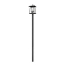 Z-Lite 13.5" Rainer Glass 4 Light Outdoor Post Mounted Fixture image