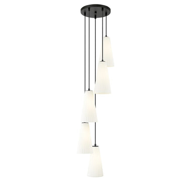Z-Lite 13.75" High Farrell 5 Light Chandelier image 1