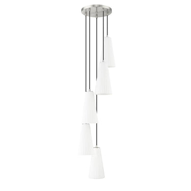 Z-Lite 13.75" High Farrell 5 Light Chandelier image 12