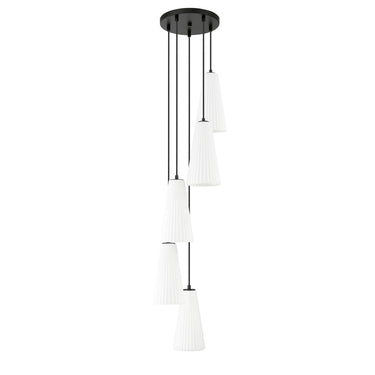 Z-Lite 13.75" High Farrell 5 Light Chandelier image 13