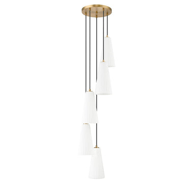 Z-Lite 13.75" High Farrell 5 Light Chandelier image 14