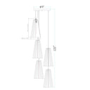 Z-Lite 13.75" High Farrell 5 Light Chandelier image 21