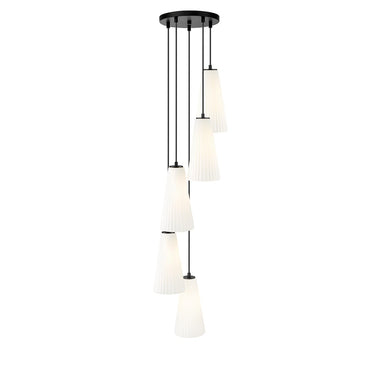Z-Lite 13.75" High Farrell 5 Light Chandelier image 4