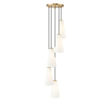 Z-Lite 13.75" High Farrell 5 Light Chandelier image 5