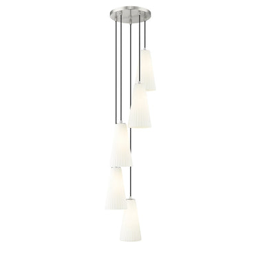 Z-Lite 13.75" High Farrell 5 Light Chandelier image