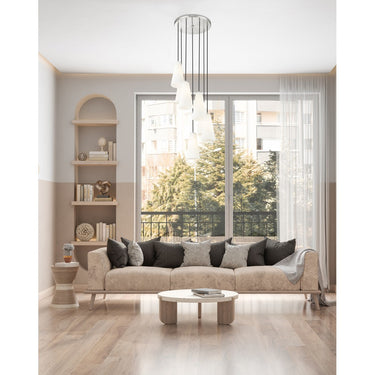 Z-Lite 13.75" High Farrell 7 Light Chandelier image 18