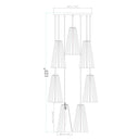 Z-Lite 13.75" High Farrell 7 Light Chandelier image 21