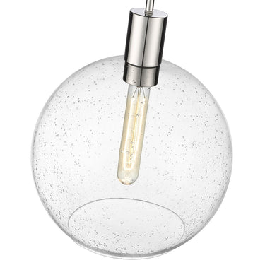 Z-Lite 13.75" Margo Polished Nickel 1 Light Pendant image 3