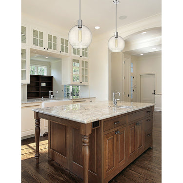 Z-Lite 13.75" Margo Polished Nickel 1 Light Pendant image 6